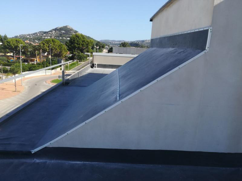 Terraza con EPDM 